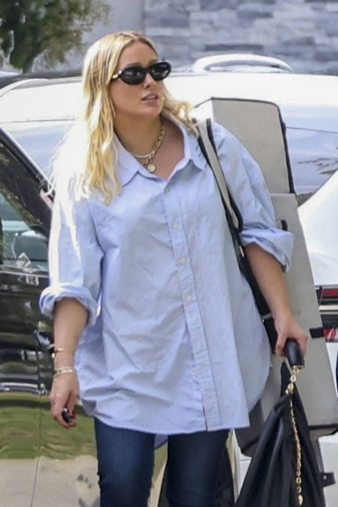 Hilary Duff - Seen at her kids' soccer game in Los Angeles
