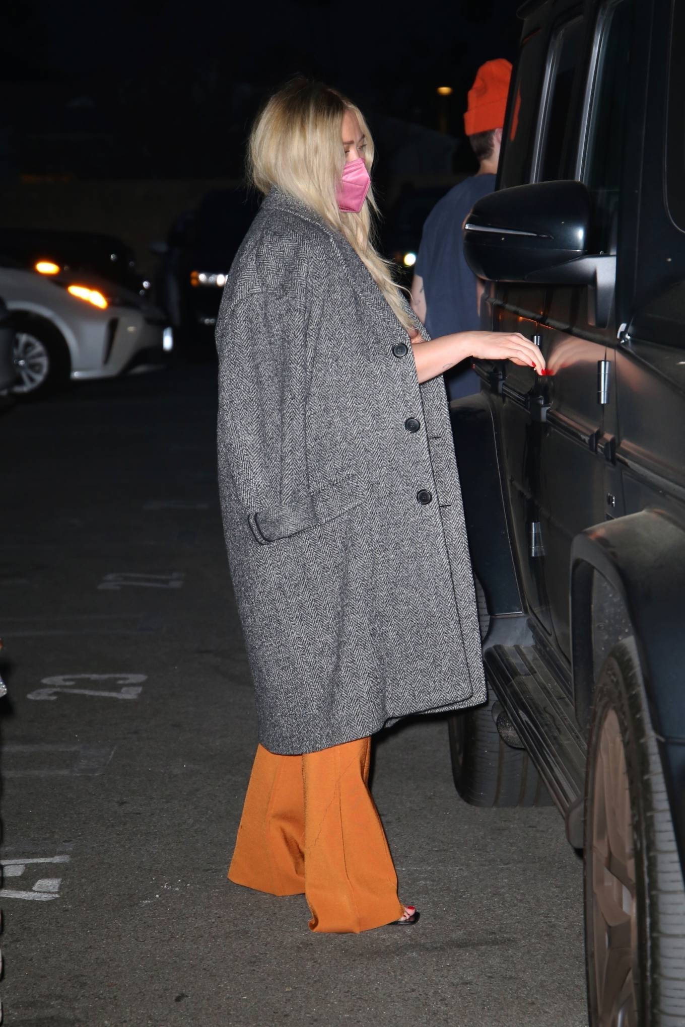Hilary Duff 2021 : Hilary Duff – Seen leaving Matsuhisa restaurant in Beverly Hills-11