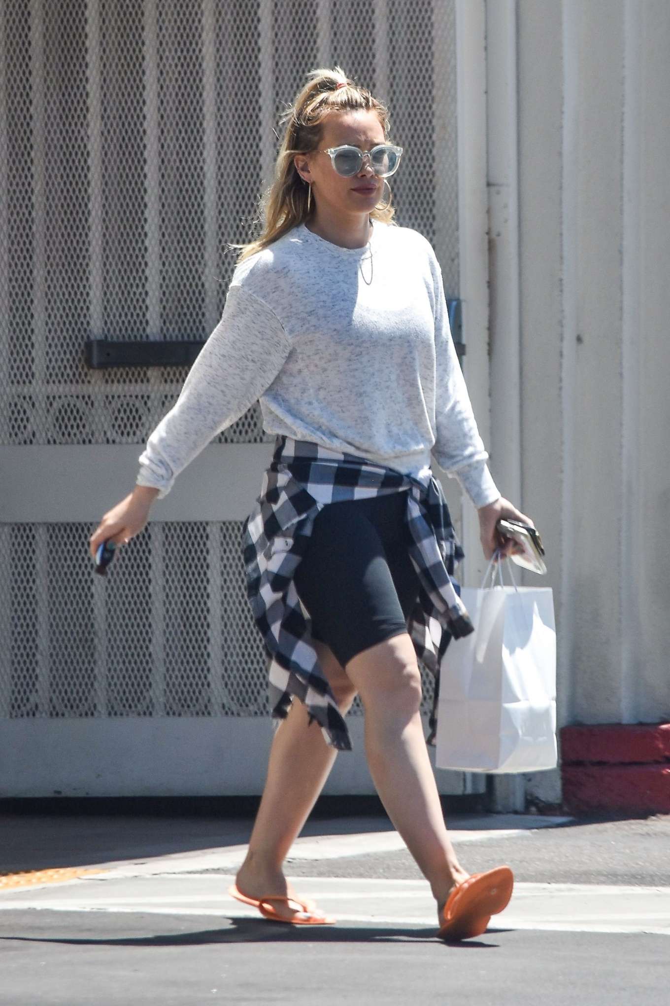 Hilary Duff - Seen on street while out in Studio City