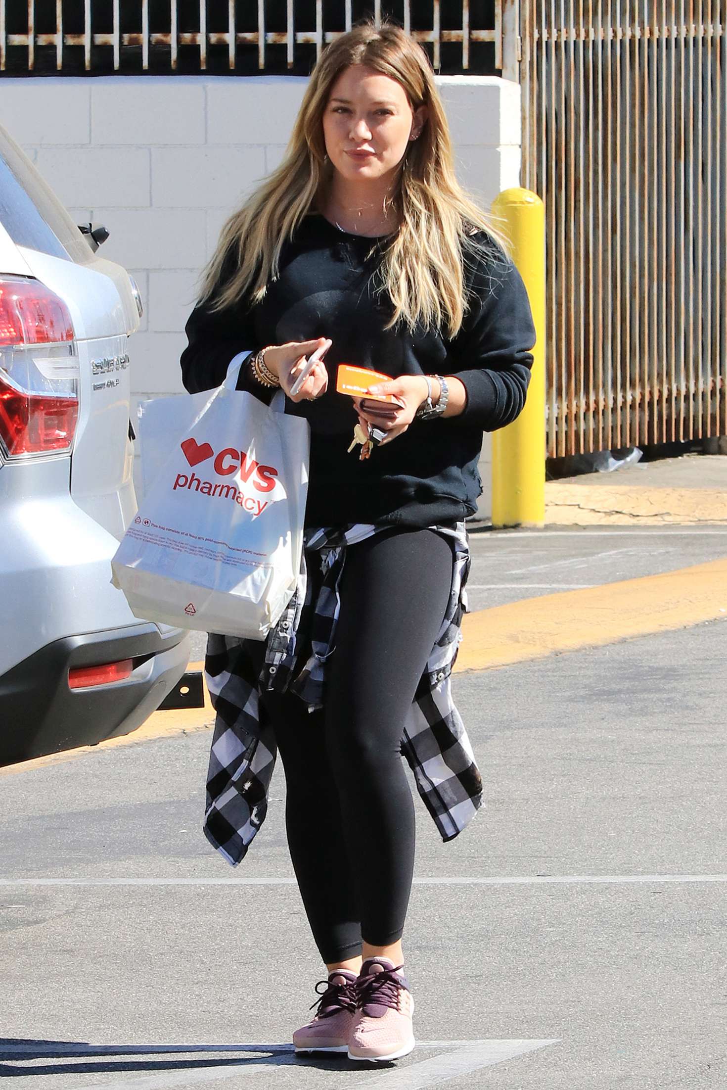 Hilary Duff Shopping at CVS in Los Angeles