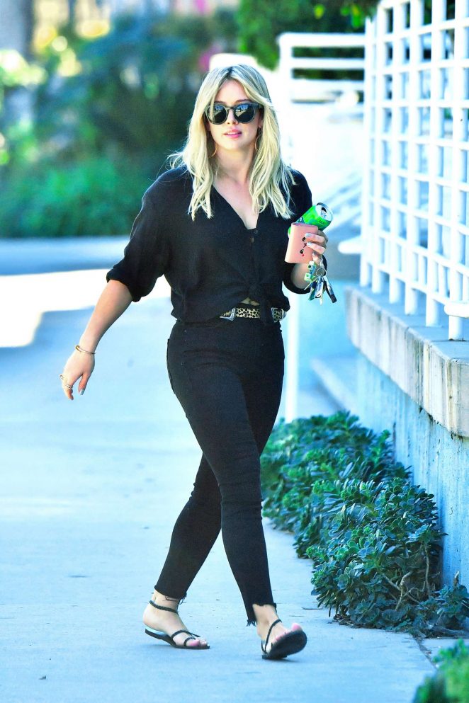 Hilary Duff Shopping at Fred Segal in West Hollywood