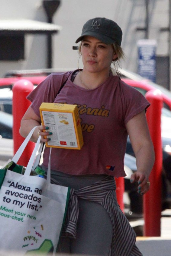 Hilary Duff - Shopping at Trader Joes in Studio City