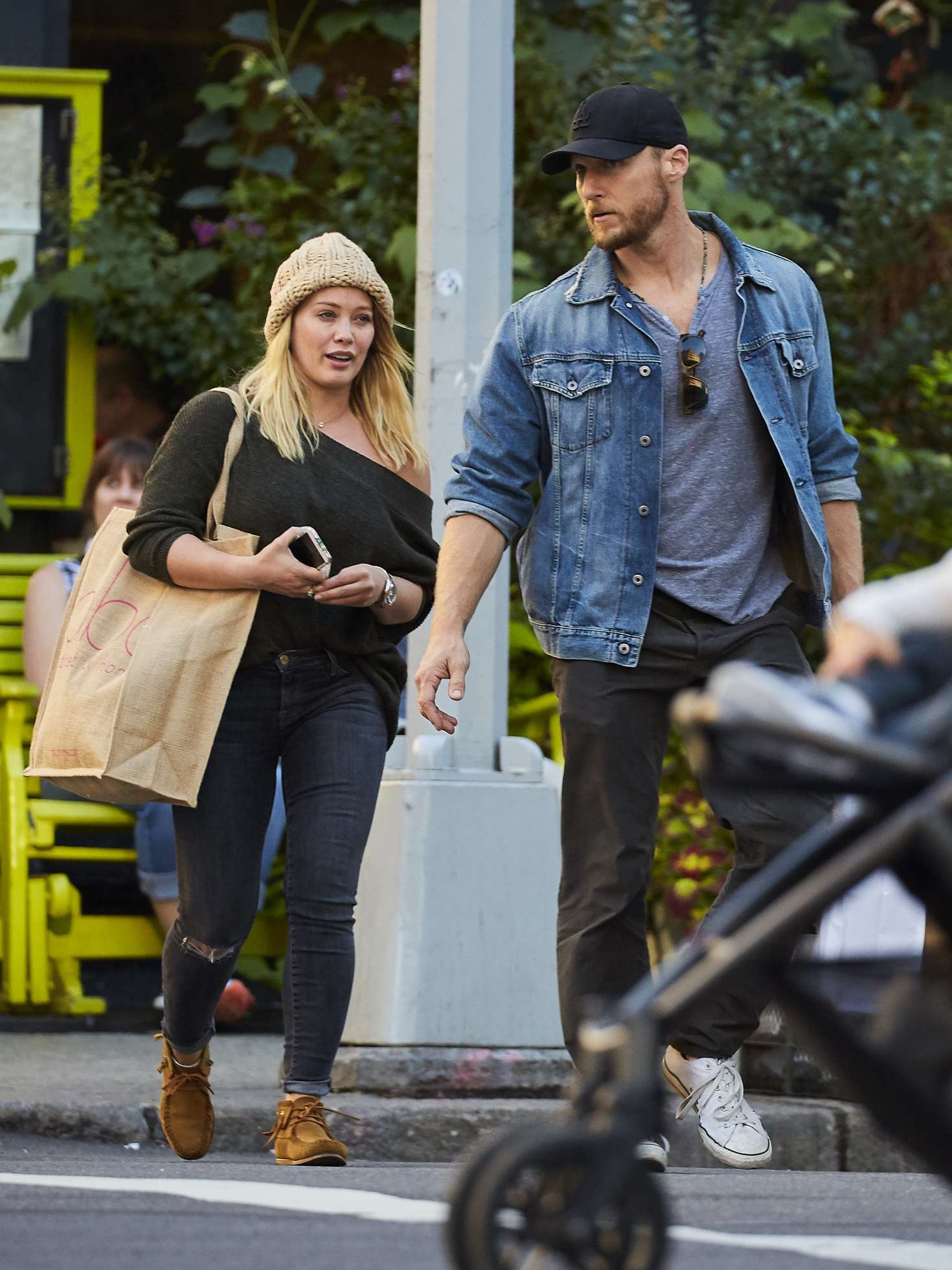 Hilary Duff Shopping With Boyfriend Jason Walsh in NYC