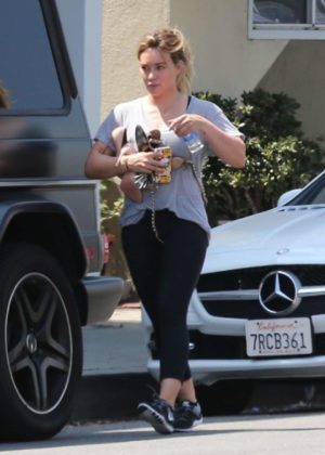 Hilary Duff - Steps out in LA