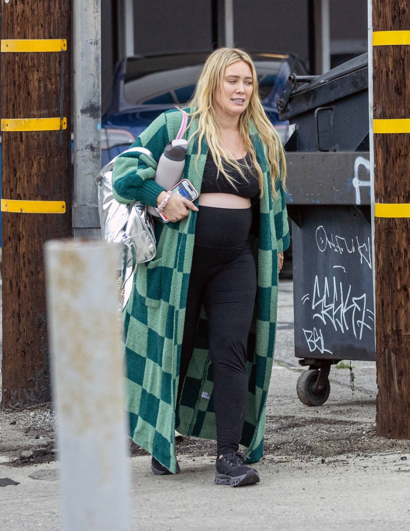 Hilary Duff - Taking her daughter to dance class in Los Angeles