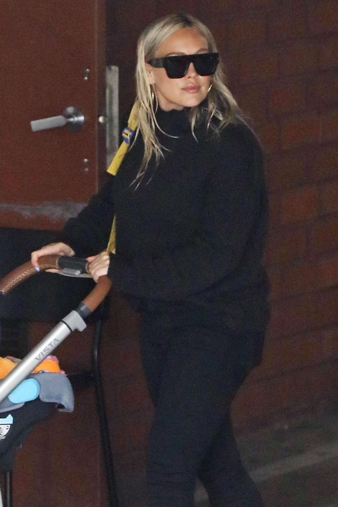 Hilary Duff with her daughter out in LA