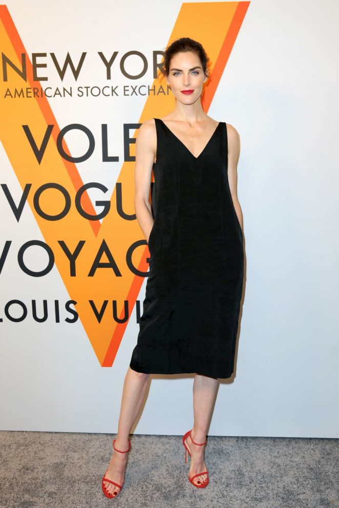 Hilary Rhoda - Louis Vuitton 'Volez, Voguez, Voyagez' Exhibition Opening in NY