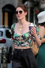 Hilary Rhoda - Out in New York City