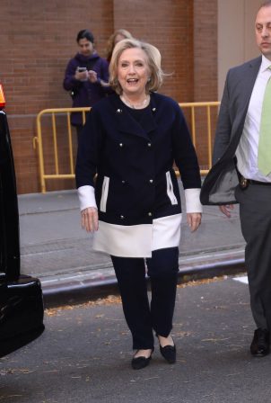 Hillary Clinton - Leaving the studios of The View show in New York City
