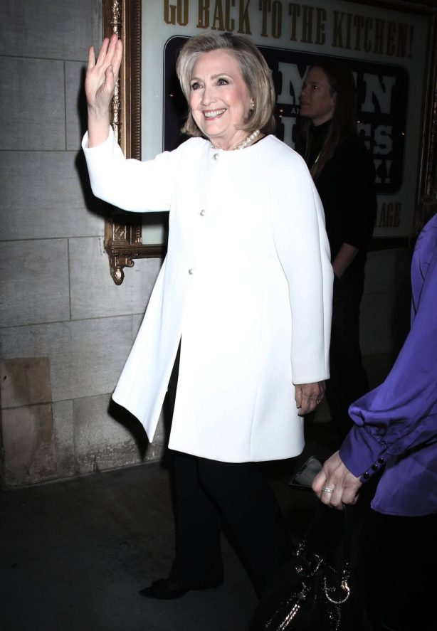 Hillary Clinton - Suffs the Musical Opening Night at the Music Box Theatre in New York