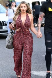 Holly Hagan - Arrives at a Gender Reveal Party in London
