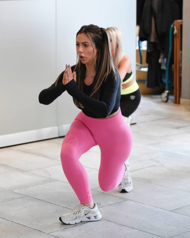 Holly Hagan - Charlotte Thorne Fitness class at Foodwell in Manchester