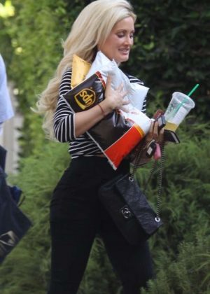 Holly Madison out in Hollywood