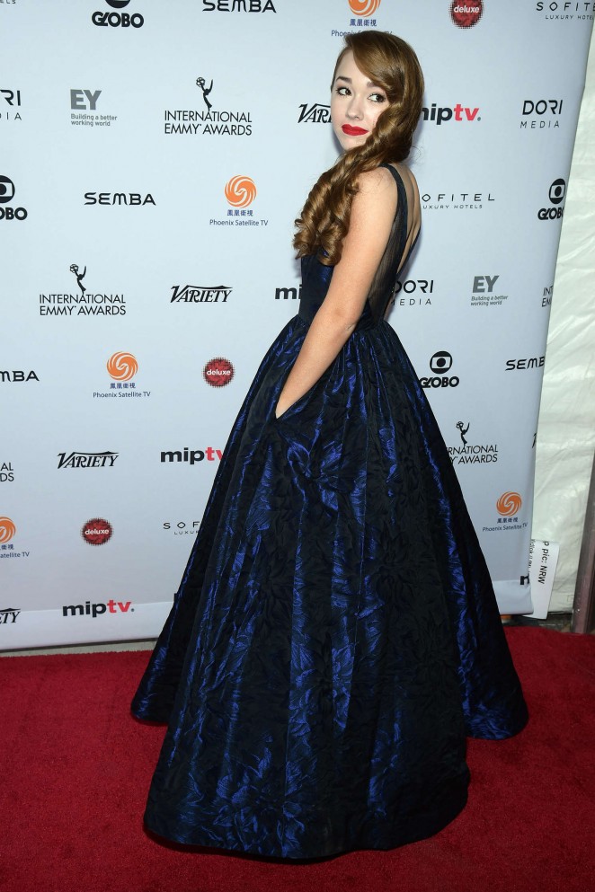 Holly Taylor - 2015 International Emmy Awards in New York