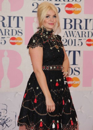 Holly Willoughby - 2015 BRIT Awards in London