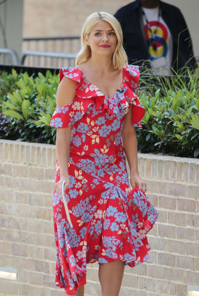 Holly Willoughby at ITV Studios in London