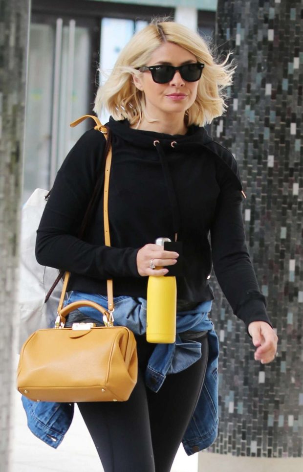 Holly Willoughby - Leaving ITV Studios in London