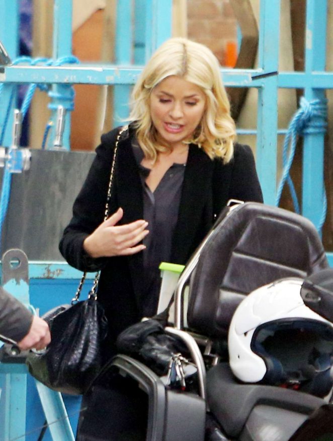 Holly Willoughby - Leaving ITV Studios in London
