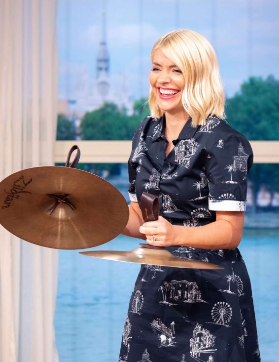 Holly Willoughby - On 'This Morning' TV Show in London