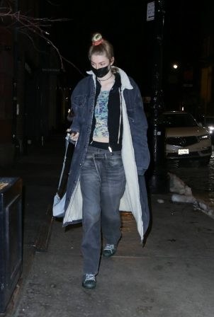 Hunter Schafer - Night out at The Mercer Hotel in New York