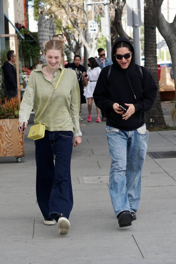 Hunter Schafer - Seen after lunch at Tatel in Beverly Hills