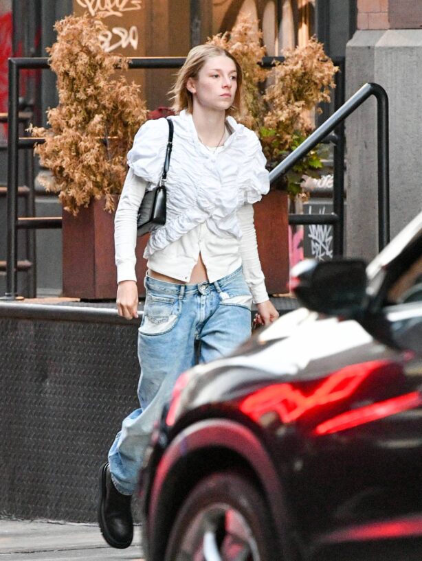Hunter Schafer - Steps out in New York