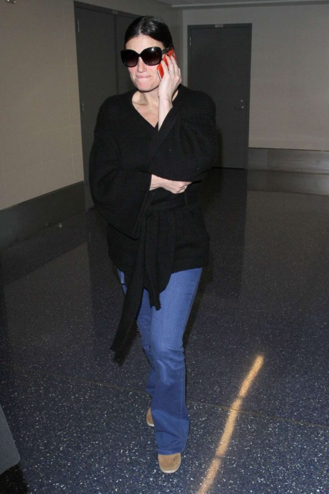 Idina Menzel at LAX Airport in LA