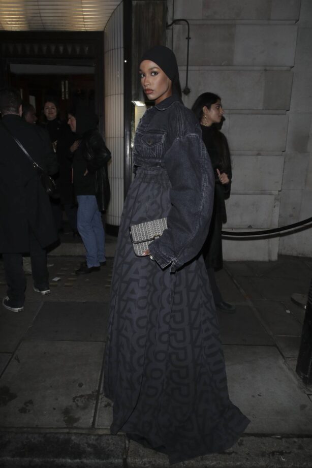 Ikram Abdi Omar - Marc Jacobs event at Langan's in London