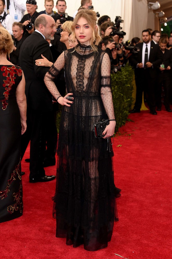 Imogen Poots - 2015 Costume Institute Gala in NYC