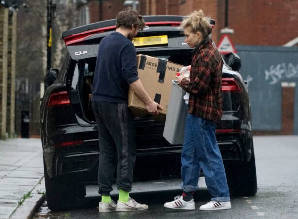 Imogen Poots - With James Norton shopping candids in London