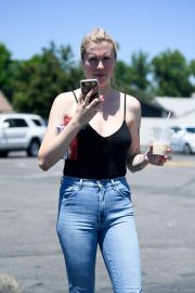 Ireland Baldwin in Jeans - Out in Los Angeles