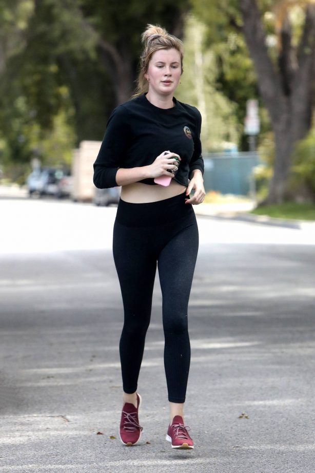 Ireland Baldwin - Out for a jogging in Los Angeles