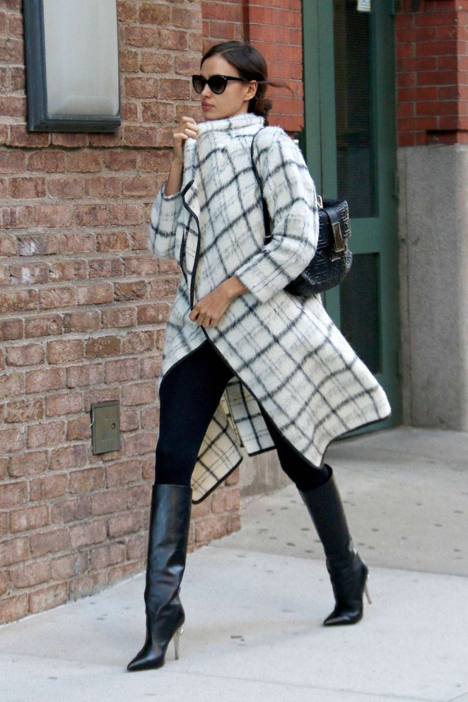Irina Shayk - Arrives at Greenwich Hotel in NYC