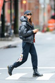 Irina Shayk is spotted in New York