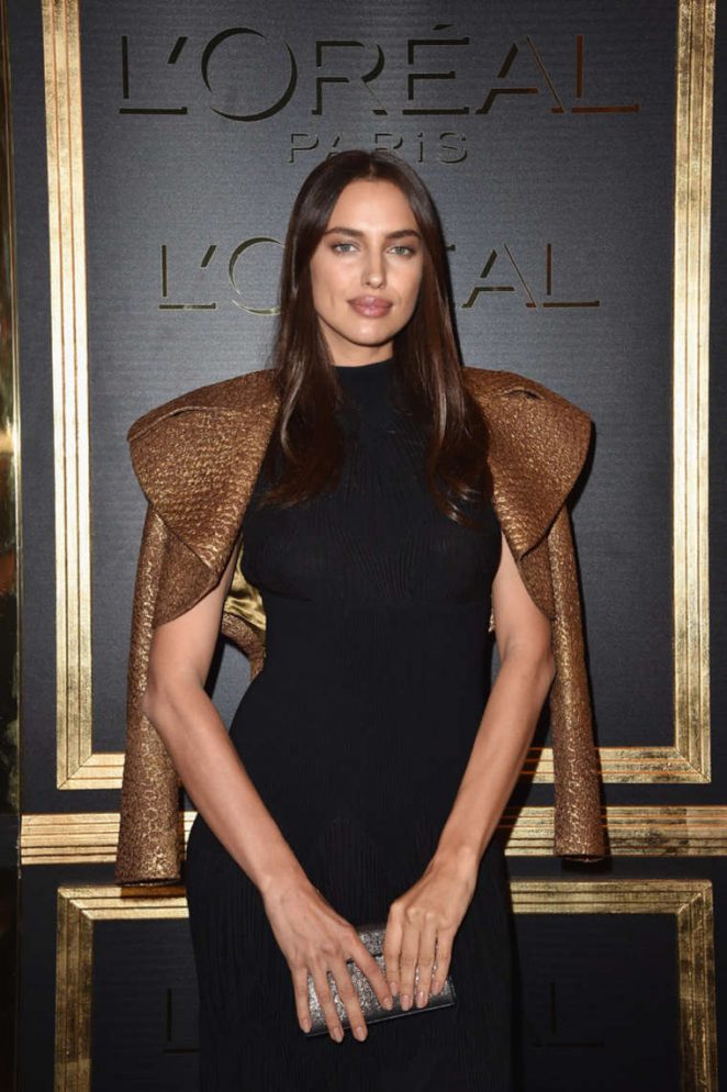 Irina Shayk - L'Oreal Gold Obsession Party 2016 in Paris