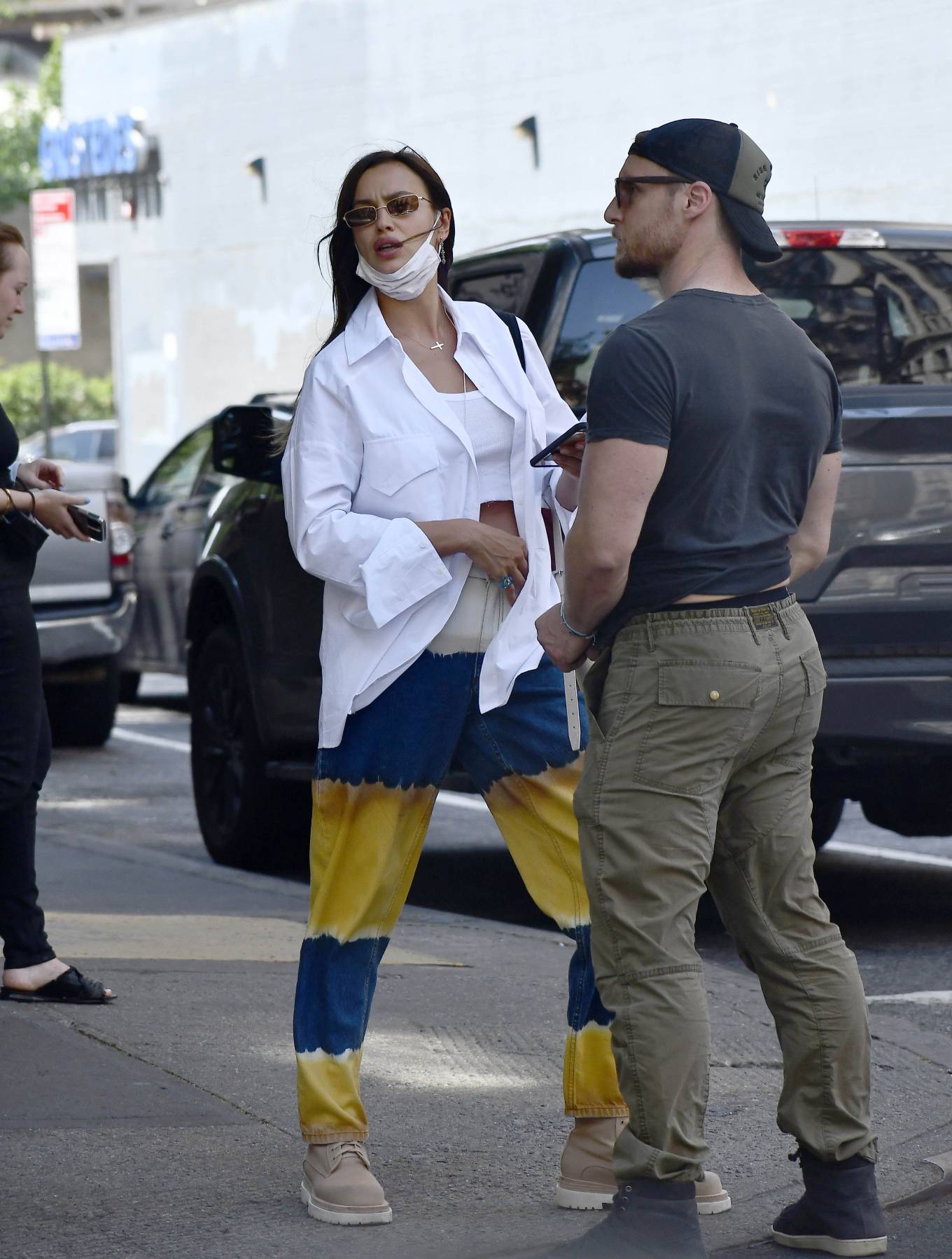 Irina Shayk - Seen with Hilary Duff's ex-boyfriend Jason Walsh in New York