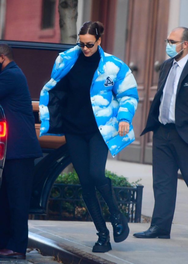 Irina Shayk - Steps out in NYC