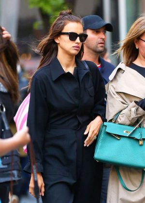 Irina Shayk with friends out in New York City