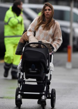 Isabel Collado - Arrives at Old Trafford in Manchester