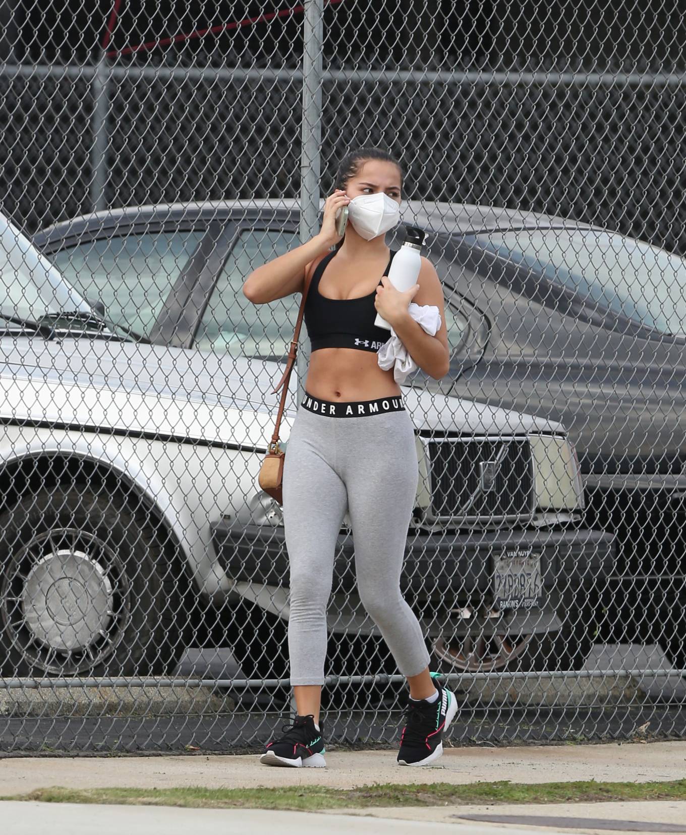 Isabela Merced (Moner) - Leaving the gym in Los Angeles.