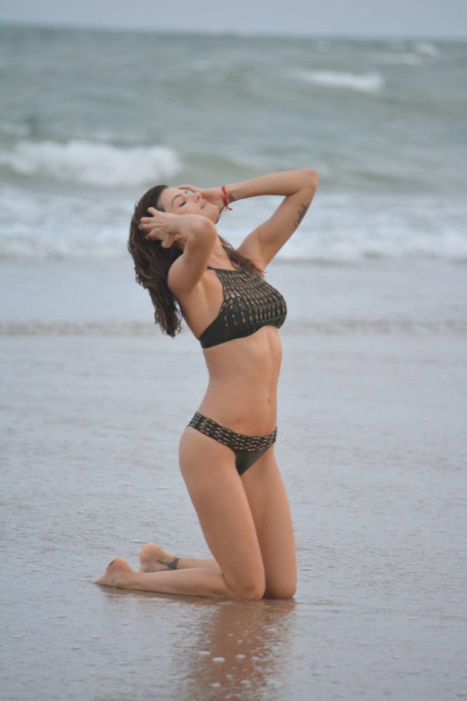 Isabeli Fontana - Bikini Candids in Maragogi Beach