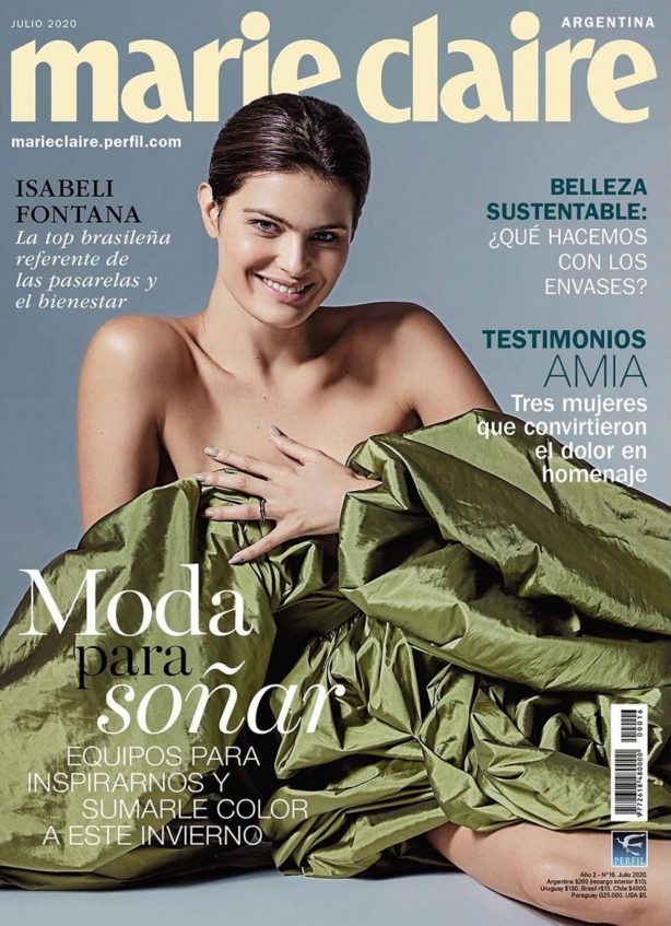 Isabeli Fontana for Marie Claire Argentina Cover (July 2020)