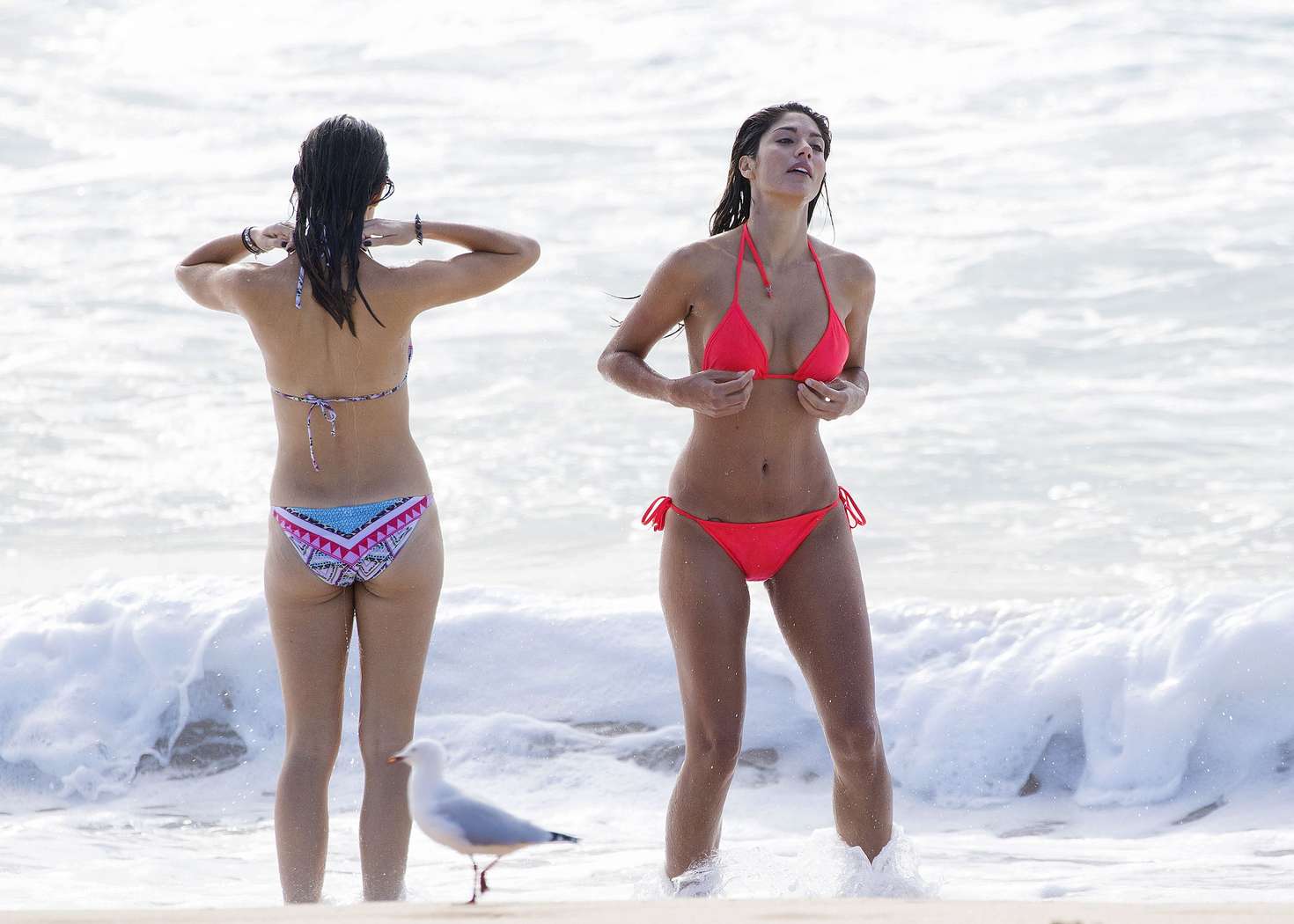Isabella Giovinazzo and Pia Miller - Bikini Photoshoot on Sydney Beach. 