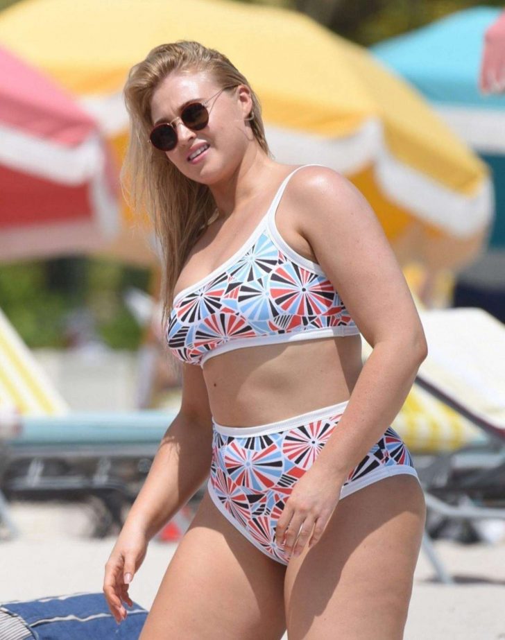 Iskra Lawrence in Bikini and Swimsuit at Miami Beach