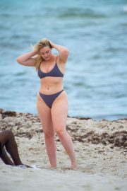 Iskra Lawrence in Bikini on Miami Beach