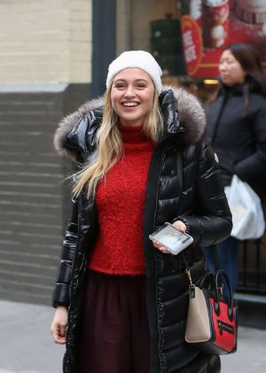 Iskra Lawrence out in NYC