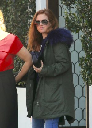 Isla Fisher at Ciccones in Los Angeles