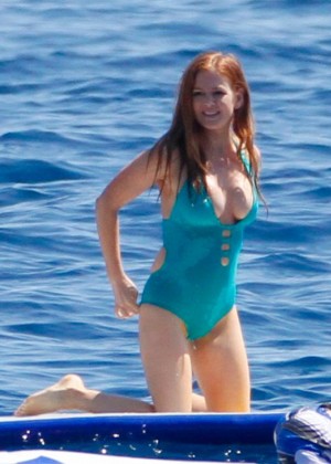 Isla Fisher in Swimsuit in St. Tropez