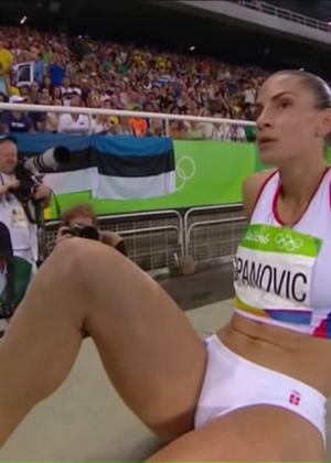 Ivana Spanovic of Serbia at Women's Long Jump 2016 in Rio de Janeiro