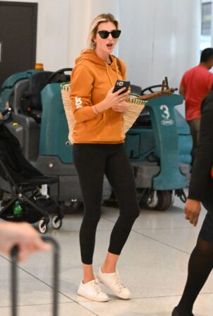 Ivanka Trump - Arriving on a commercial flight to JFK Airport in New York